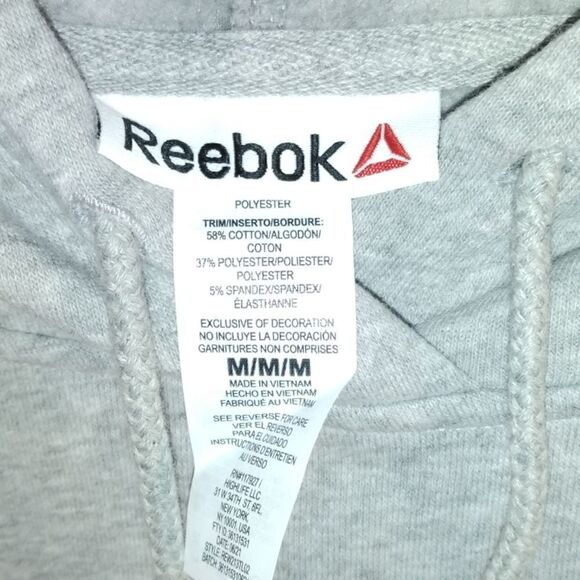 Reebok Hoodie Sweatshirt Top Shirt Size M - Picture 5 of 7